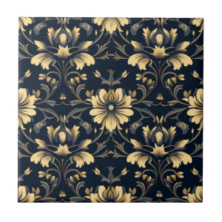 Owen Jones Inspired Art nouveau Blommönster Kakelplatta