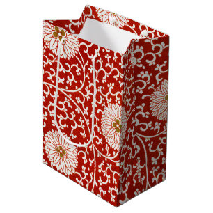 Owen Jones Kinesisk Ornament Röd Vit Blommig