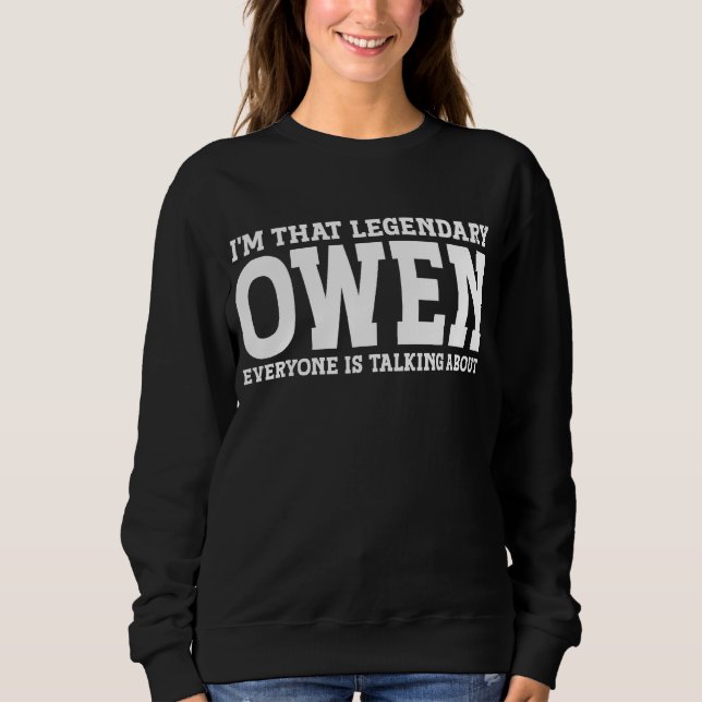 Owen Personal Namn Funny Owen T Shirt (Framsida)