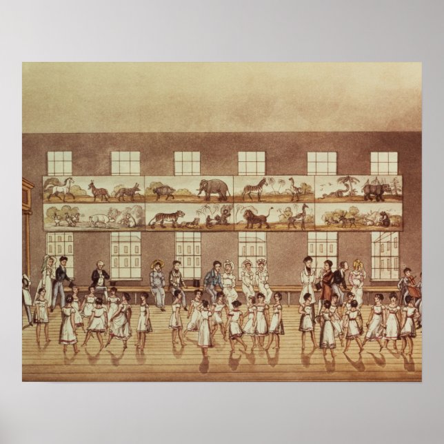 Owens institution, New Lanark (Quadrille Danci) Poster (Framsidan)