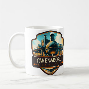 Owensboro, Kentucky Antik Kaffemugg
