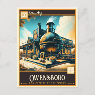 Owensboro, Kentucky   VINTAGE Vykort