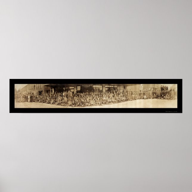 Owensboro, KY Ames Manufacturing Photo 1914 Poster (Framsidan)