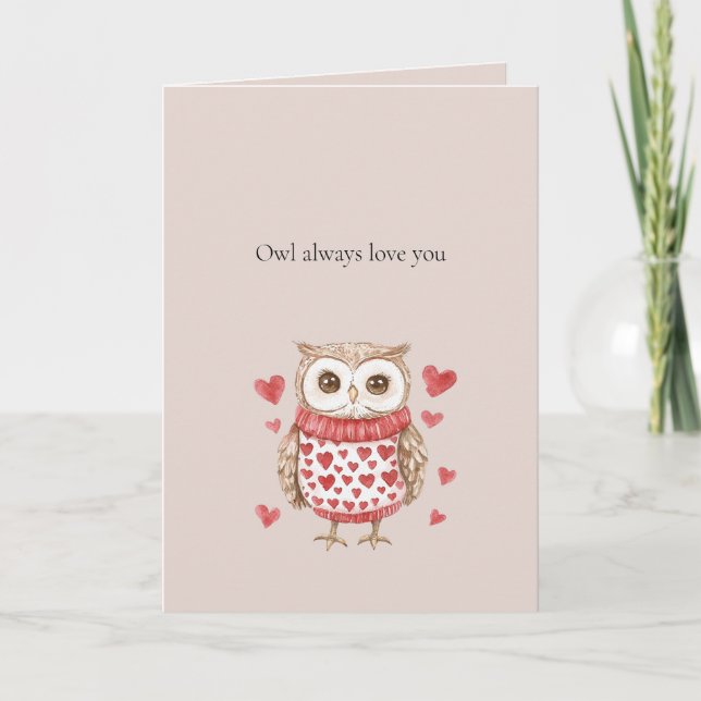 Owl Always Love You Kort (Framsida)
