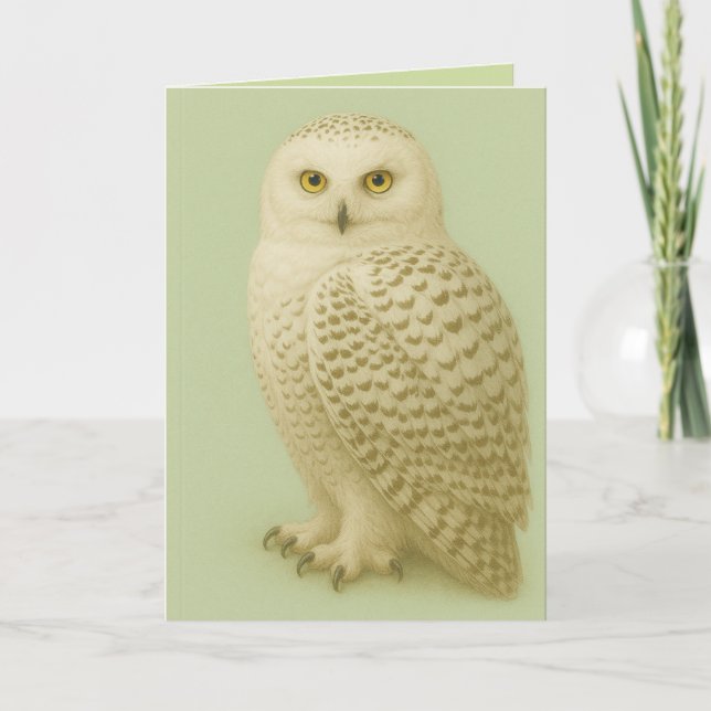 "Owl be missing you" card. Kort (Framsida)