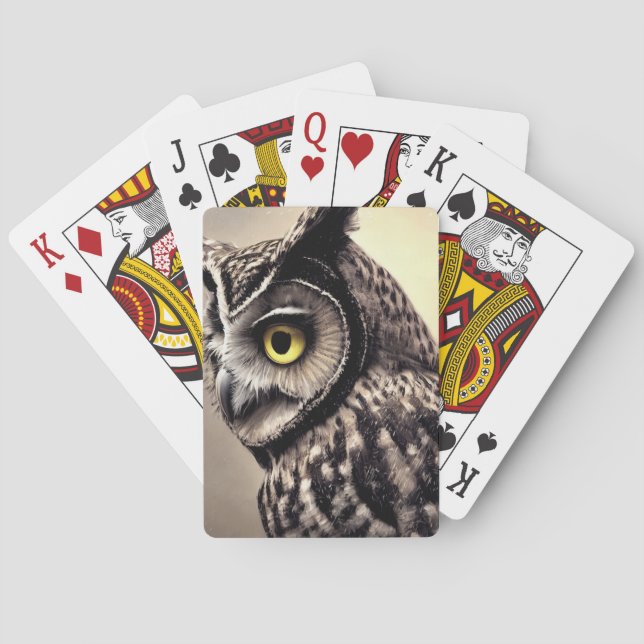 Owl  casinokort (Baksidan)