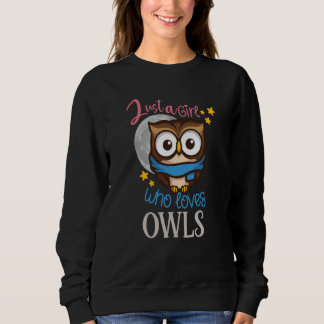 Owl Cute Owl Owl just a Girl who loves owls T Shirt