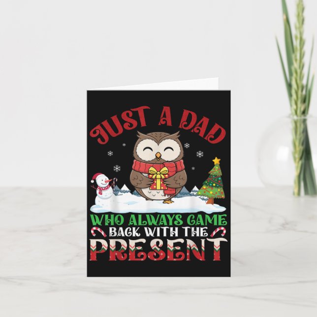 Owl Dad Who Always Came Back With The Present Chri Kort (Framsida)