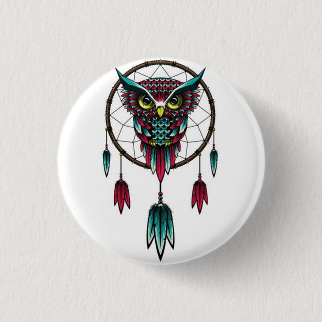 Owl dreamcatcher. knapp (Framsida)