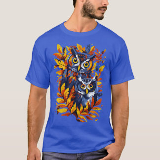 Owl Fall season T Shirt