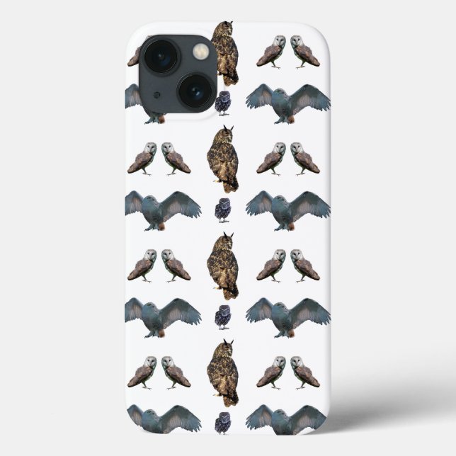 Owl Frenzy iPad Mini-fodral (välj färg) (Baksida)