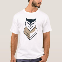 OWL logotyp geometrisk design T Shirt