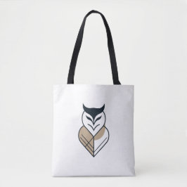 OWL logotyp geometrisk design  Tygkasse