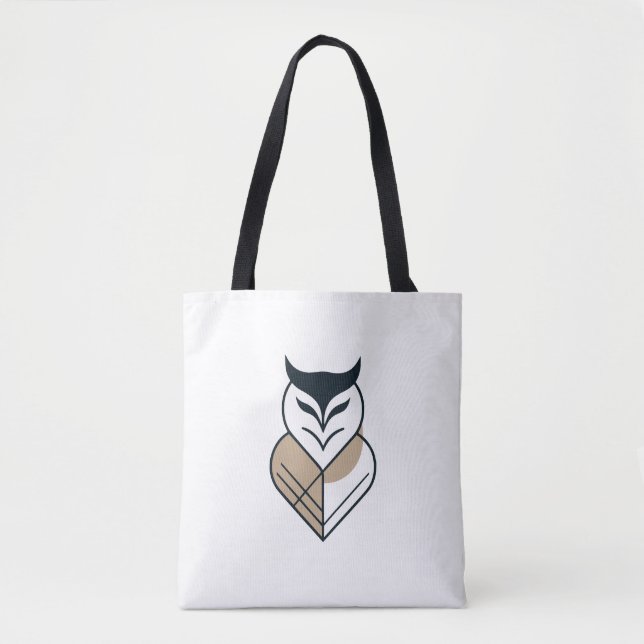 OWL logotyp geometrisk design  Tygkasse (Framsida)