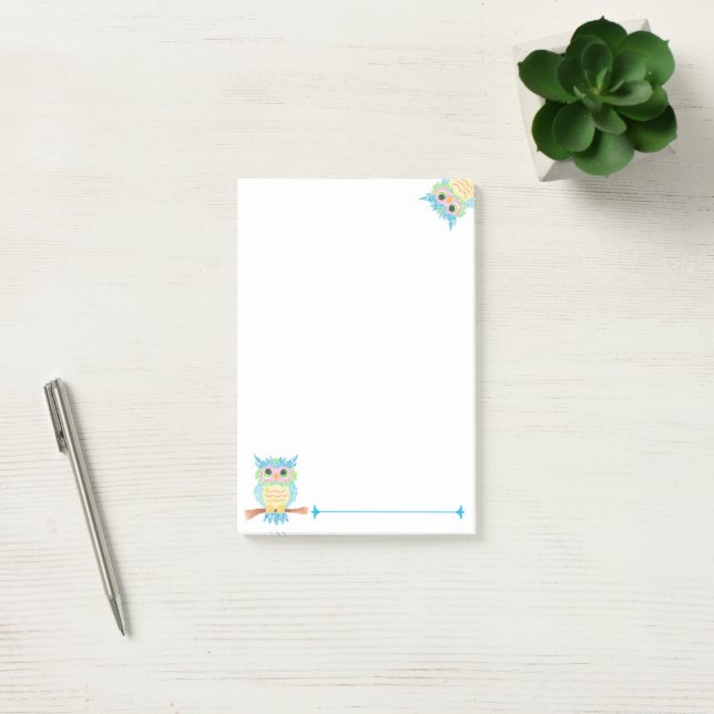 Owl Post-It Notes (Kontor)
