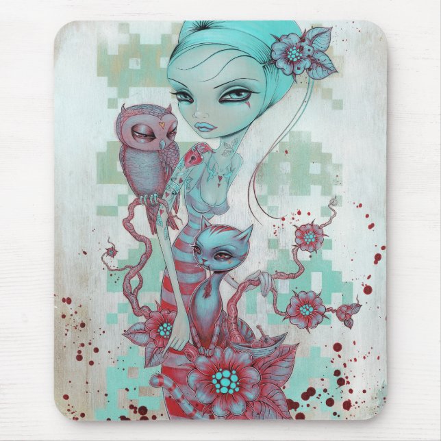 Owl&Pussycat Mousepad Musmatta (Framsidan)
