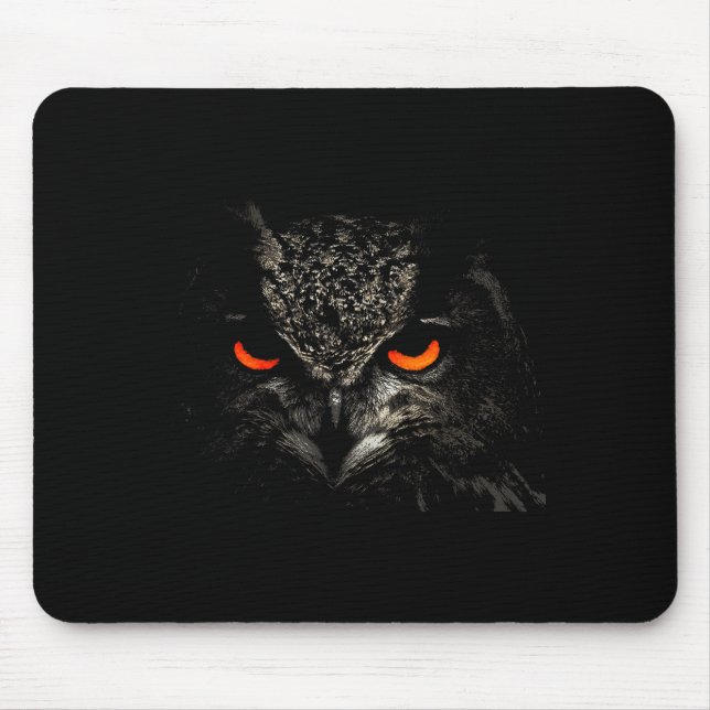 Owl Retro Eye Men Women Kids Gift Apparel  Musmatta (Framsidan)