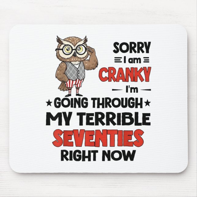 Owl Sorry I'm Cranky I'm Going Through My Terrible Musmatta (Framsidan)