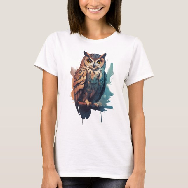 owl t shirt (Framsida)