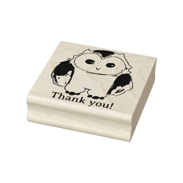 Owl,  thank you! stämpel (Stämpel)