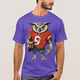 Owl Touchdown American T Shirt