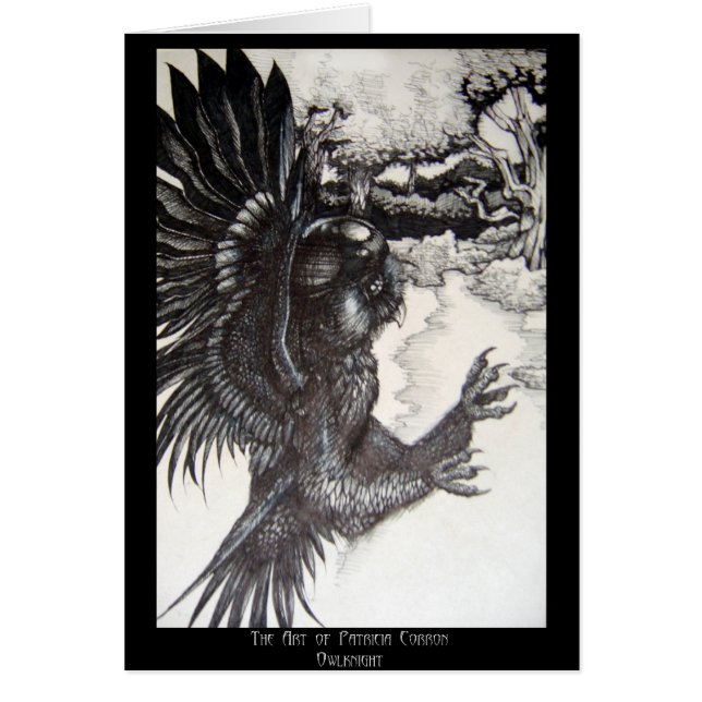 OwlKnight Hälsningskort (Framsidan)