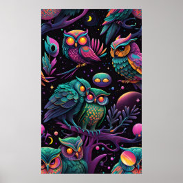 Owls of a Feather Poster