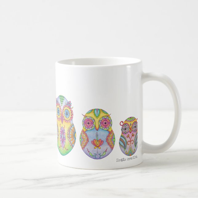 "Owlushka" familj Kaffemugg (Höger)