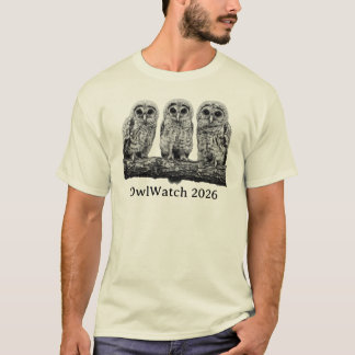 OwlWatch 2026 - Tre på en gren T-Shirt