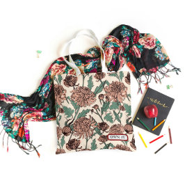 Own It Floral Aesthetic Totebagge Tygkasse