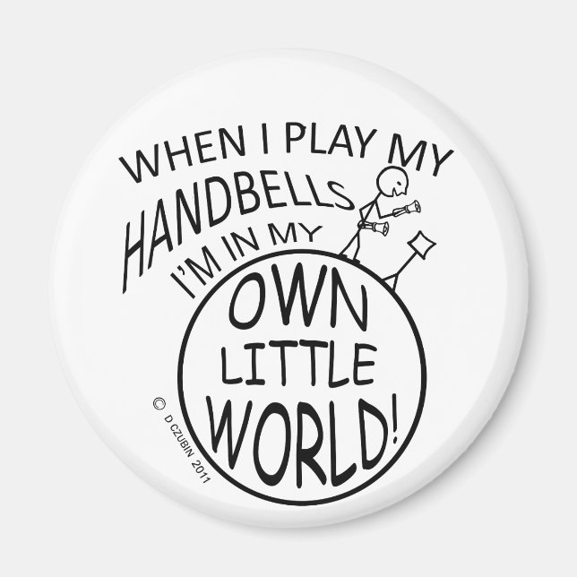 Own Little World Handbells Magnet (Framsidan)
