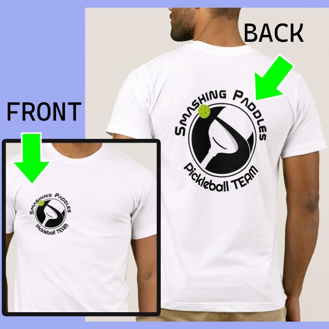 😍Own text Smashing paddles T-Shirt (Skapare uppladdad)