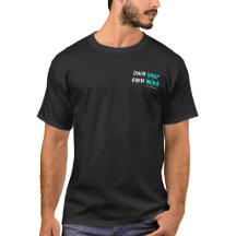 Own Your Own Mind™ Herr Svart T-shirt
