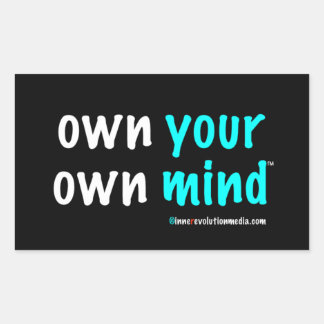 Own Your Own Mind™ Klistermärke Ark
