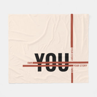 Own Your Story Shirt – Bold Motivational Quote Fleecefilt