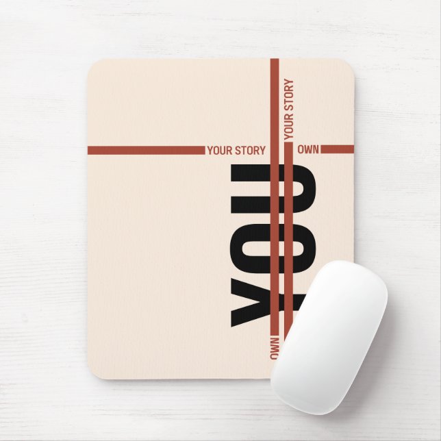 Own Your Story Shirt – Bold Motivational Quote Musmatta (Med mus)