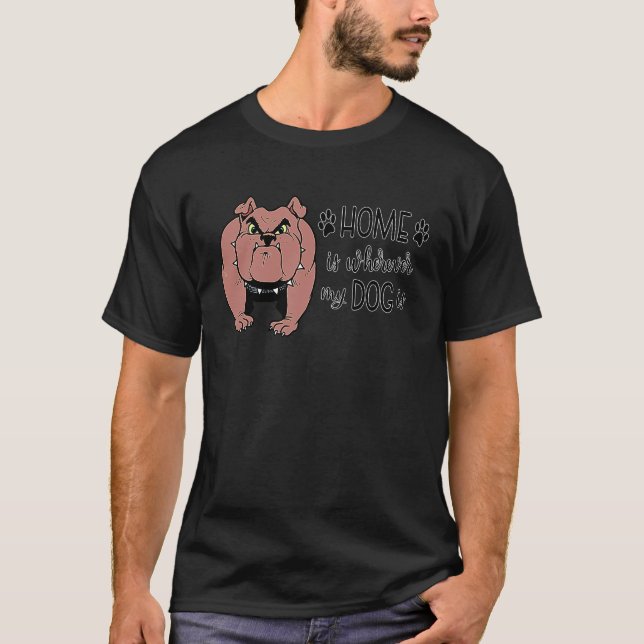 Owner of a cute bulldog The Dogs Loves Mastiff T Shirt (Framsida)