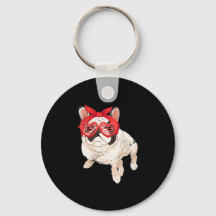 Owner Sungles Bandana Roligt Fransk Bulldog French Nyckelring