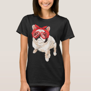 Owner Sungles Bandana Roligt Fransk Bulldog French T Shirt