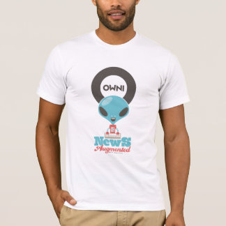 Owni "News Augmented" 2" T-shirt