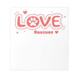 OWRAssist Love Rescues Anteckningsblock