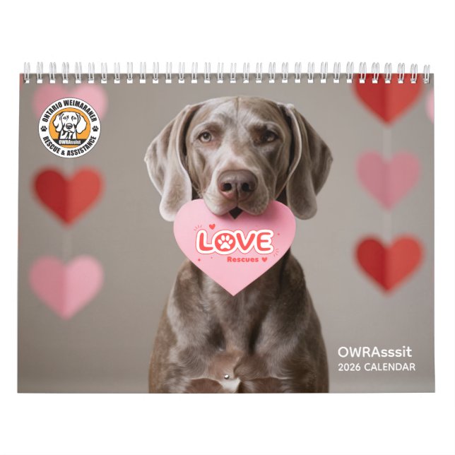 OWRAssist Love Rescues Kalender (Omslag)
