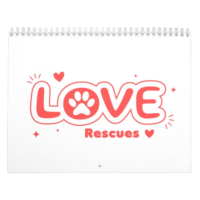 OWRAssist Love Rescues Kalender (Omslag)