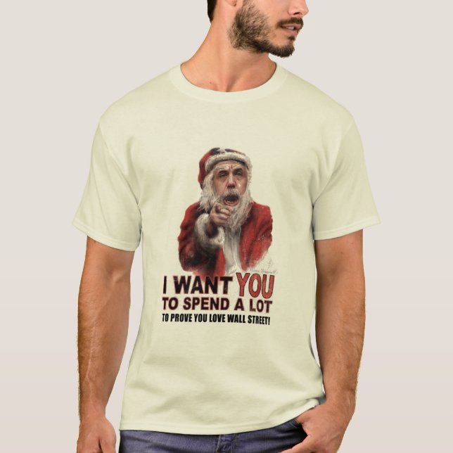 OWS Bernanke önskar att du ska spendera för att Tee (Framsida)