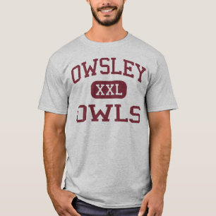 Owsley - ugglor - högstadium - Booneville Kentuck Tröja