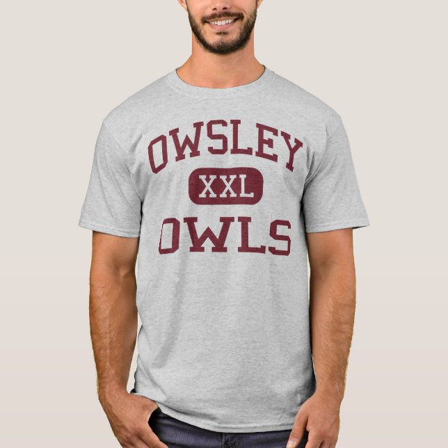 Owsley - ugglor - högstadium - Booneville Kentucky Tee Shirt (Framsida)