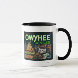 Owyhee Apple låda LabelNampa, legitimation Mugg