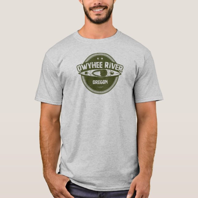 Owyhee River, Oregon T Shirt (Framsida)