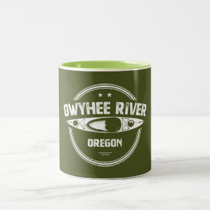 Owyhee River, Oregon Två-Tonad Mugg