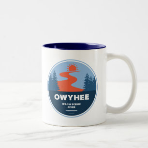 Owyhee-Vild och Scenjon Två-Tonad Mugg